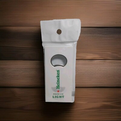 Heineken Light Beer Bottle Opener Pocket Barware Waitress Bartender Magnetic