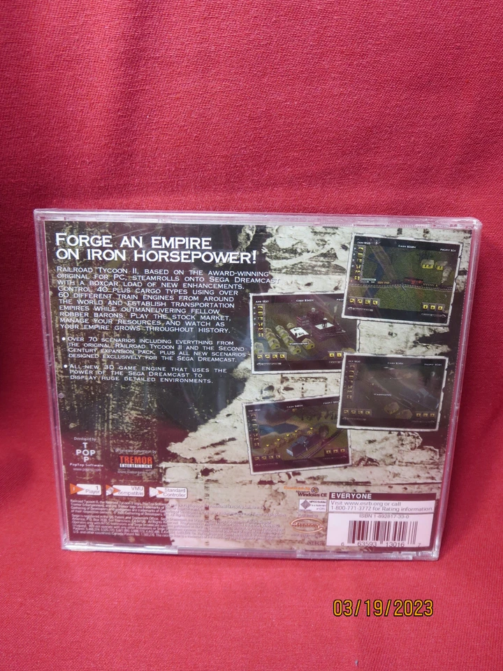 Railroad Tycoon II: Gold Edition (Sega Dreamcast, 2000) - Image 2 of 3