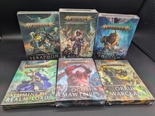 warhammer age of sigmar warscroll cards Lot Of Six Sealed Decks
