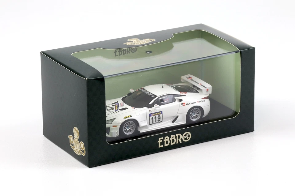 1:43 Ebbro Lexus LFA Nürburgring VLN 4-Hour Race 2011 #119 GAZOO Oshima - Immagine 3 di 3