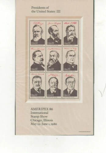 Sellos de Estados Unidos de 9 sellos