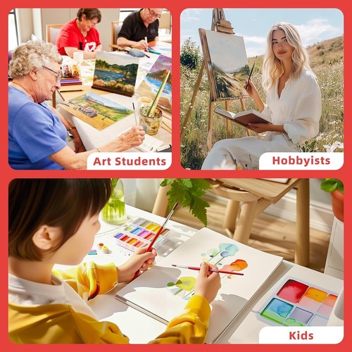 Canvas Boards for Painting 52 Pack 8 x 10 Inch Blank Canvas Panels 100% Cotto... - Picture 9 of 10