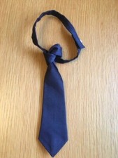 boys easy fasten blue tie, 2-3 years