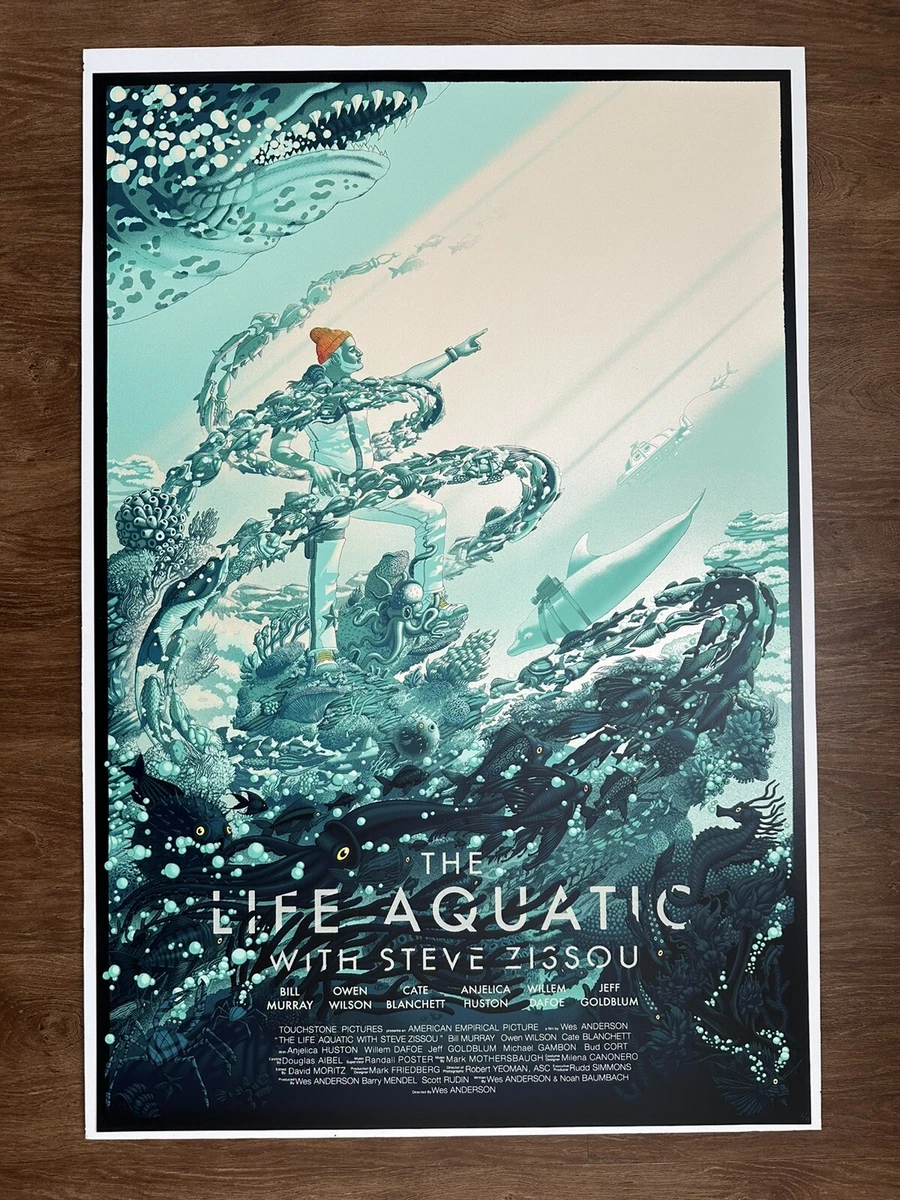 life aquatic poster products for sale | eBay