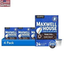 Dark Roast K-Cup Coffee Pods 24 Count Smooth Bold Flavor Single Serve Pods New