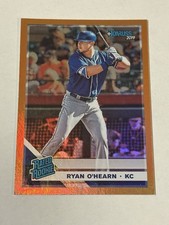 2019 Panini Donruss Gold Ryan O' Hearn Rated rookie card #48  Royals 1.00 Shipp. rookie card picture