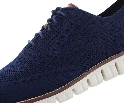Cole Haan Zerogrand Wingtip Oxford Shoes C24947 Navy  display picture 1