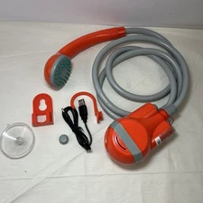 Ivation Portable Outdoor Shower Battery Powered Compact Handheld Rechargeable