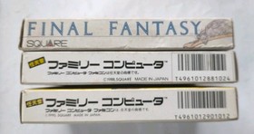 Lot 3 FC Final Fantasy 1 2 3 ⅠⅡⅢ Nintendo Famicom NES Yoshitaka Amano Japan Game