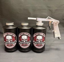 Astro Economy Air Standard Undercoat Gun with 3 Black Quart Bottles