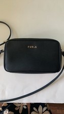 Furla Lilli Black Crossbody Camera Bag