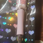 Pink Decorative Beaded Charm Topper Ballpoint Pen Black Ink Plastic — photo 2