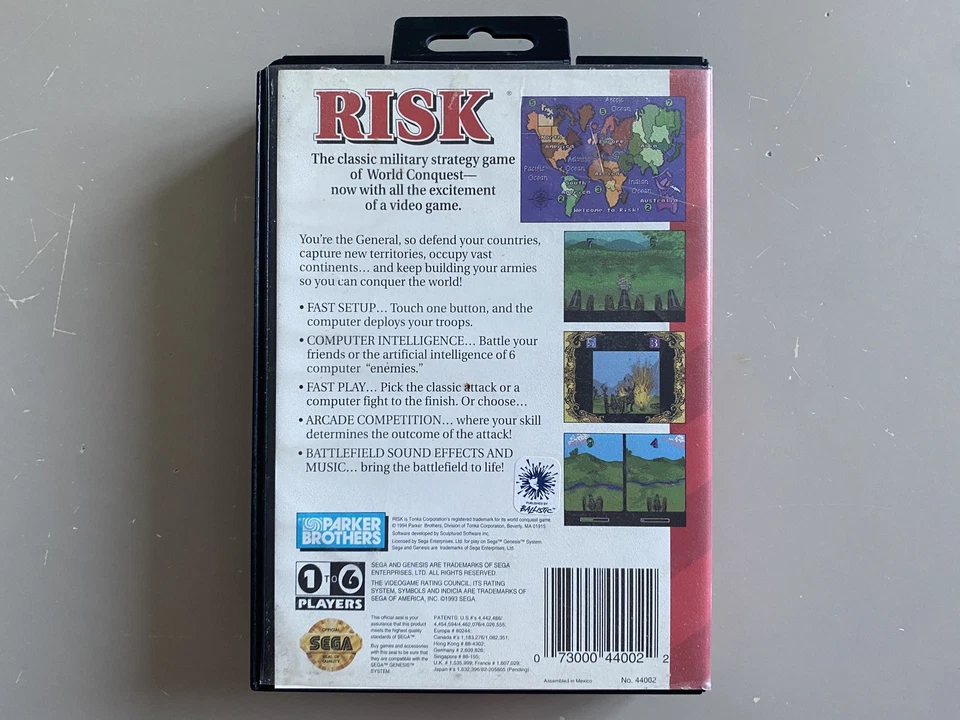 Risk, Sega Genesis Megadrive, NTSC Complete - Image 3 of 4