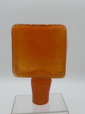 HTF Blenko PawPaw Block Stopper  - Large