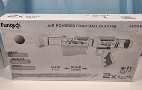 Funtech Air Powered Foam Ball Blaster 2 Pack  Battle with Balls New In Box
