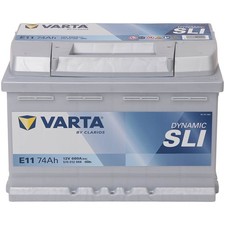 Autobatterie 12V 74Ah 680A/EN Varta E11 Dynamic SLI Starterbatterie 574012068