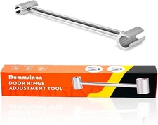 Door Hinge Adjustment Tool, 14-19mm Double-Ended Hinges Gap Adjusting Wrench, He