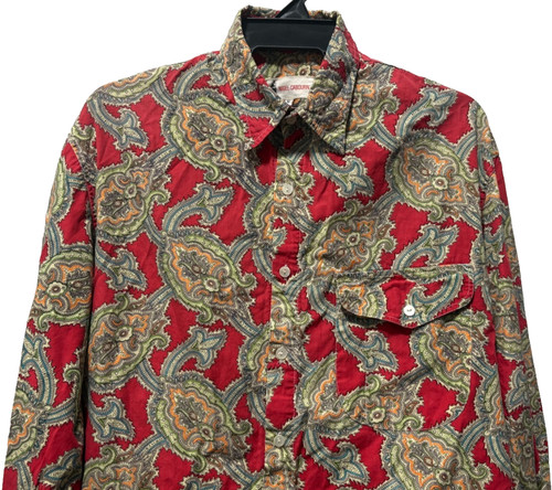 Nigel Cabourn, Nigel Cabourn 90s Paisley Pattern Vintage Single Pocket Long Sleeve Shirt