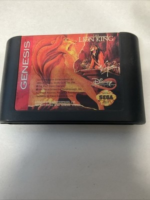 Disney s Lion King Sega Genesis Retro | Vintage Video Game TESTED - WORKS GREAT