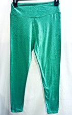 NWOT LULAROE SOFT STRETCHY LEGGINGS  MINT GREEN/TURQUOISE  SZ: ONE SIZE 0-12 