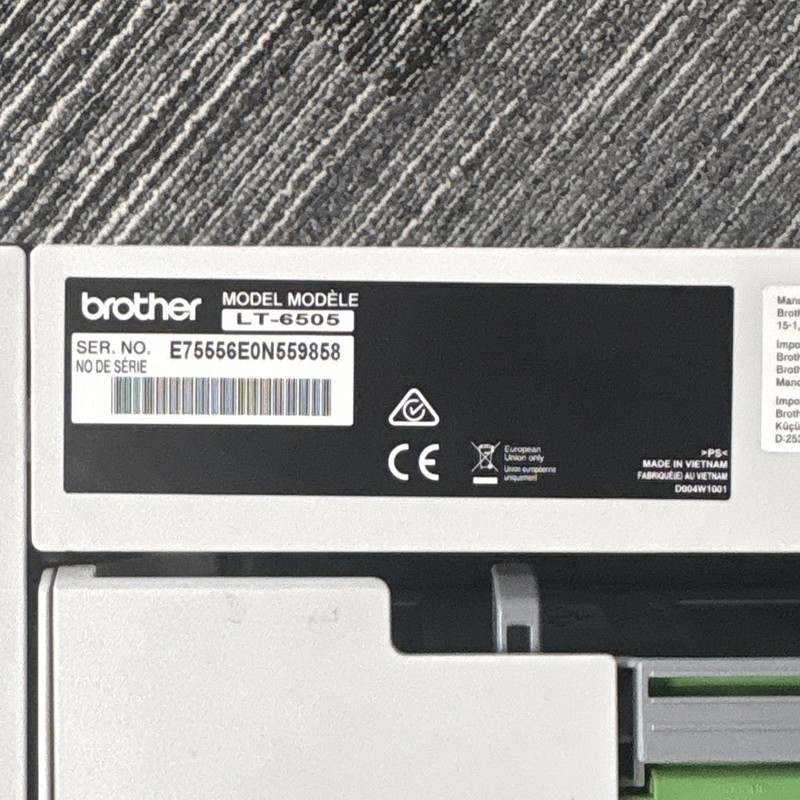 Brother LT-6505 Printer Paper Tray Feeder Unit, White, For Brother