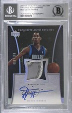 BAS 2004 Exquisite Collection 86/100 Devin Harris BGS Authentic Patch Auto 3c7