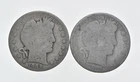 1892-1915 Lot 2 1902 1897 Barber 90% Half Dollars - Coin Collection *928