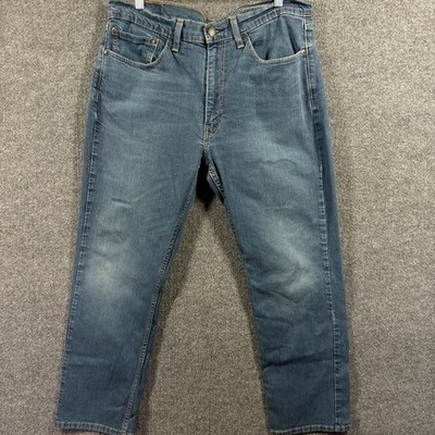 Levis Jeans Mens W36 L29 512 Slim Taper Blue Wash