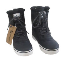 NWT Quicksilver Sub Zero Hi Boys Insulated Winter Snow Boots 11 Black MSRP 80