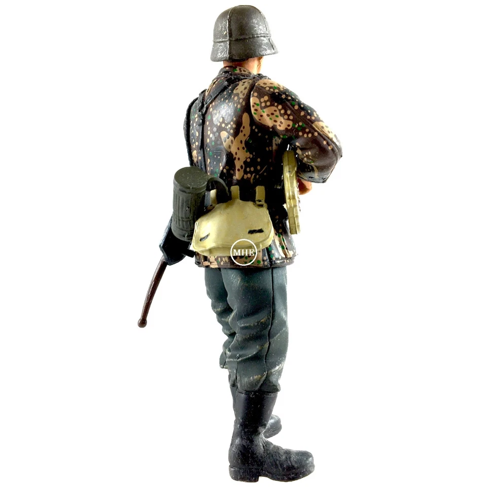 1:18 Dragon Models Action 18 Series Segunda Guerra Mundial Ejército Alemán Punto Guisante Camuflaje MP44 Soldado Foto 4 de 4