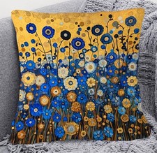 Gustav Klimt Inspired Cushion Cover 45X45cm Soft Touch New