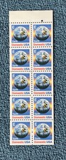 Scott 2282a, (25c) &ldquo;E&rdquo;&rsquo;Non-denominated Booklet Pane, MNH (R7-9)