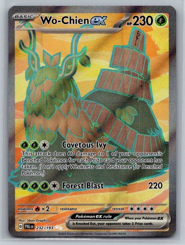 Wo-Chien ex 232/193 NM Paldea Evolved Pokemon Holo