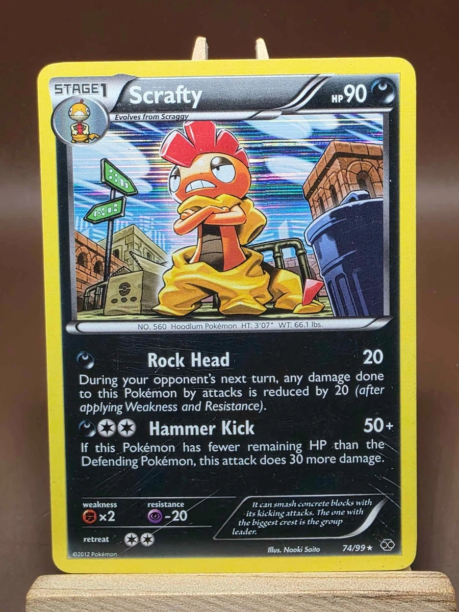 Scrafty Pokemon Card | eBay