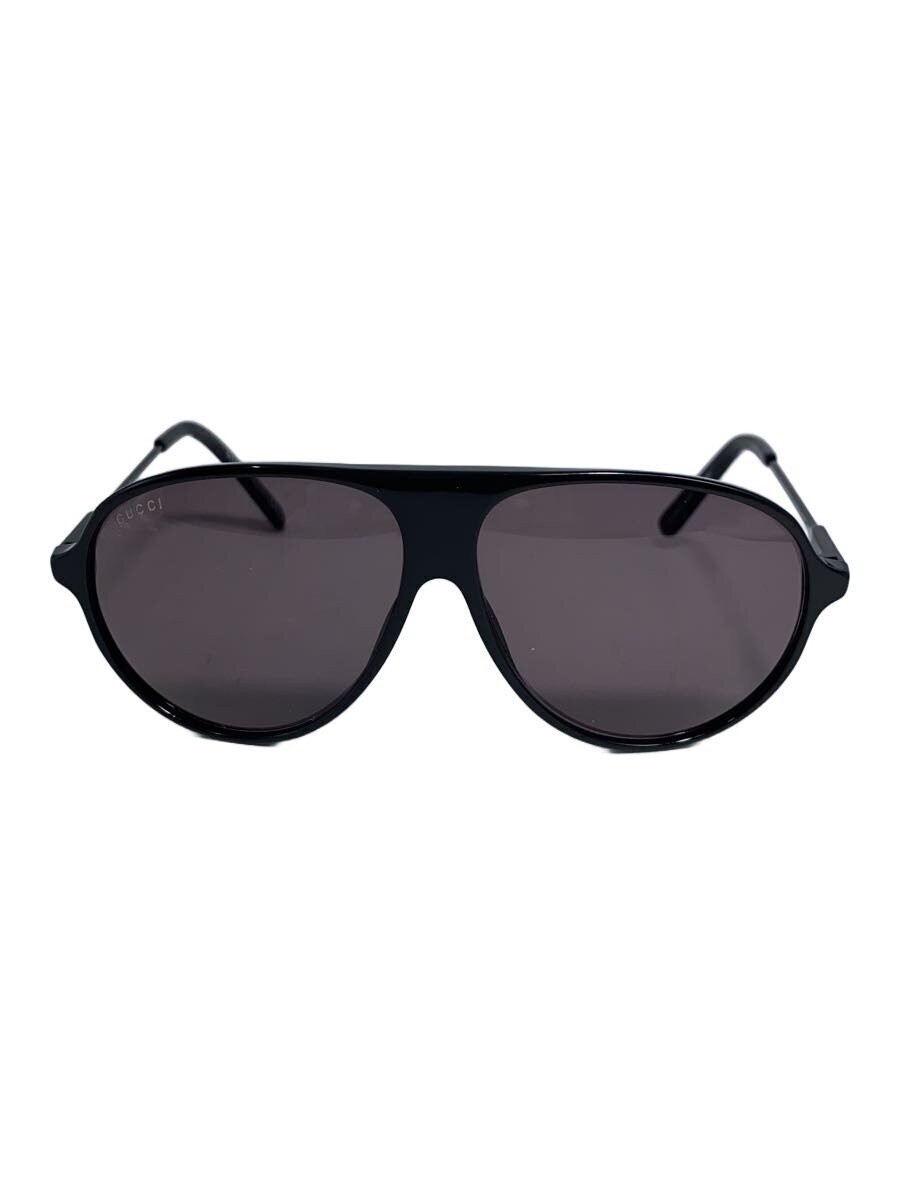 GUCCI Sunglasses Tear Drop Plastic BLK PUP Ladies 1649
