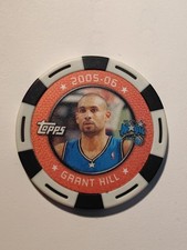 GRANT HILL 2005-06 TOPPS NBA COLLECTOR POKER CHIPS ORLANDO MAGIC
