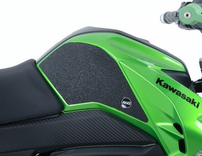 Tank Grip Kit R&G RACING 2 pieces black Kawasaki Z125