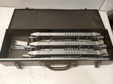 Stanley Vintage Tool Model 83002 Door And Jamb Butt Templet Template With Case