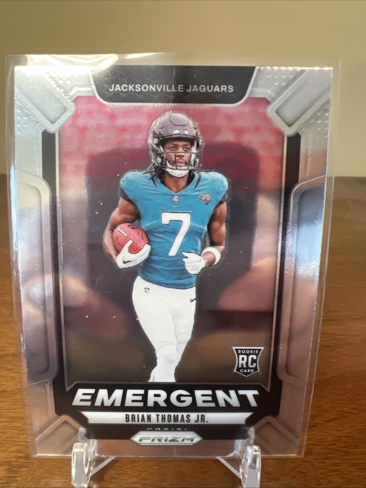 2024 Panini Prizm Emergent #12 Brian Thomas Jr. - Jacksonville Jaguars