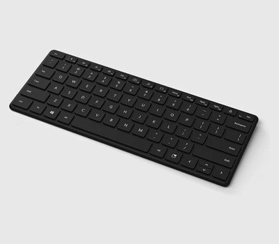 Microsoft Designer Compact Keyboard Wireless Bluetooth Black English QWERTY