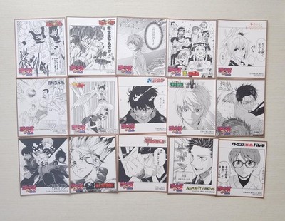 Translated Title (accurate English): 17 Mini Shikishi Cards from Animate Jump