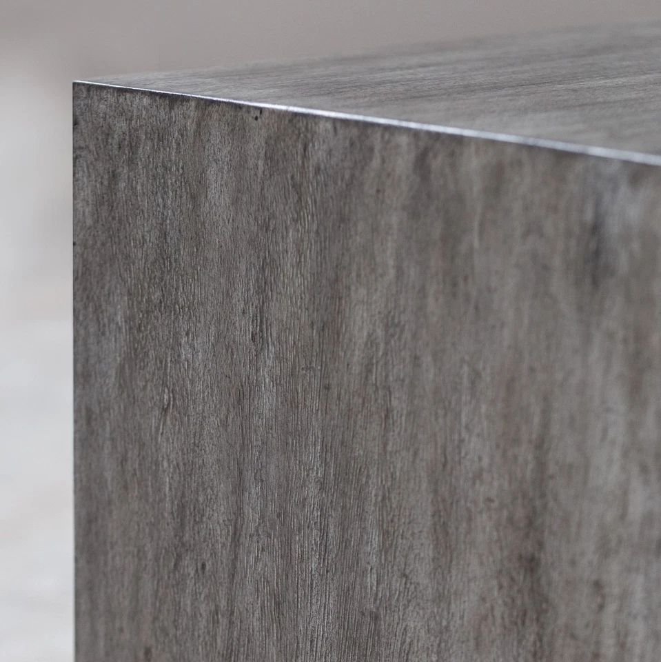 Mesa de centro Uttermost 25443 Kareem 53" W madera Java - gris metálico cálido Foto 4 de 4