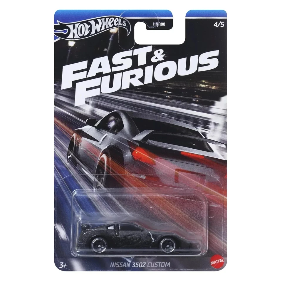 Nissan 350Z Custom Black Hot Wheels Fast & Furious Racing 4/5 1:64 - Image 2 of 2