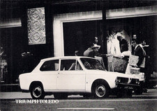 Triumph Toledo 2-dr 1970-1971 UK Market Launch Foldout Sales Brochure