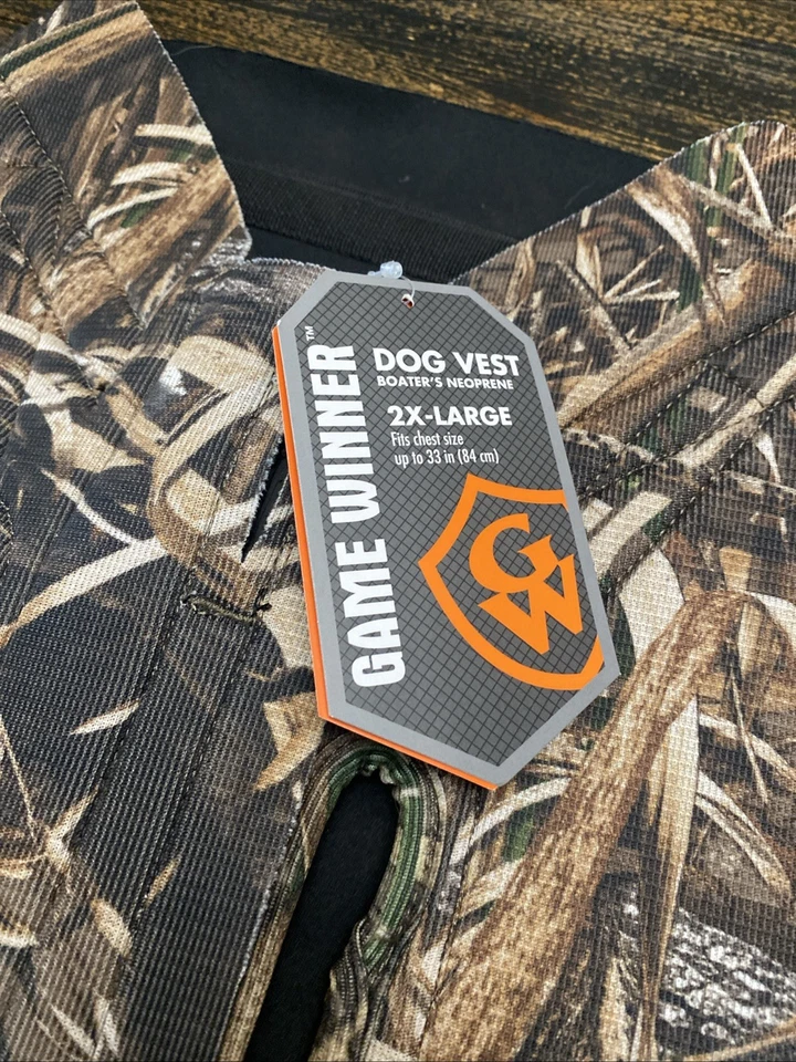 Game Winner Dog Vest Boater's Neoprene 2X-Large NWT Read Description - Image 2 of 4