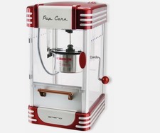 Profi Popcorn Maschine Emerio POM-120650 Rot Silber 50g 360W 475x275x315 mm
