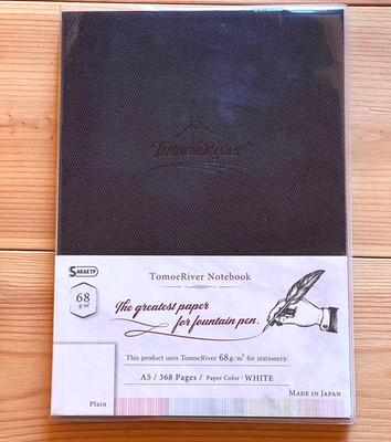 SAKAE Tomoe River FP A5 Hardcover Notebook 368P Blank SR-A5MBW New
