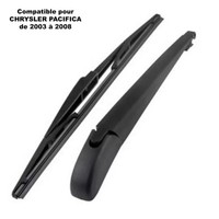 Newparts Wischerarm Heck FüR Chrysler Pacifica 2003-2008 Schwarz Mit Abdeckung