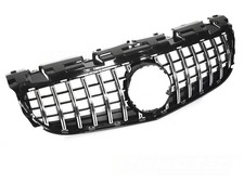 K&uuml;hlergrill Passend f&uuml;r Mercedes SLK R172 Facelift Frontgrill Schwarz Chrom