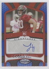 2022 Certified Rookie Signatures Mirror Blue 66/75 Logan Hall #RS-LH Auto fi8